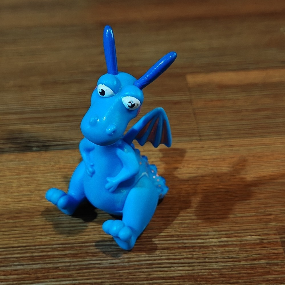 DISNEY Doc‎ McStuffins Mini 2.5" Stuffy Dragon Figure Cake Topper Toy Figurine